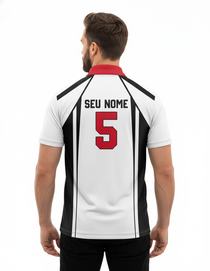 Camiseta Uniformes Uniforme Haikyuu Nekoma Mod 2 Dry-Fit Premium Unissex | Swit Store