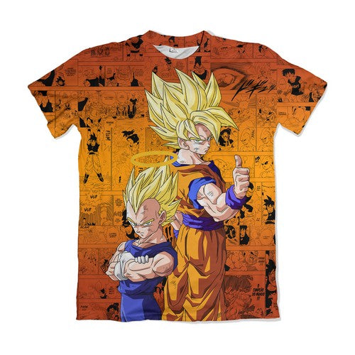 Camiseta Dragon Ball Goku E Vegeta – Dry-Fit Premium Unissex | Swit Store