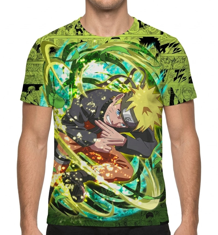 Camiseta Naruto Estampa 7 Dry-Fit Premium Unissex