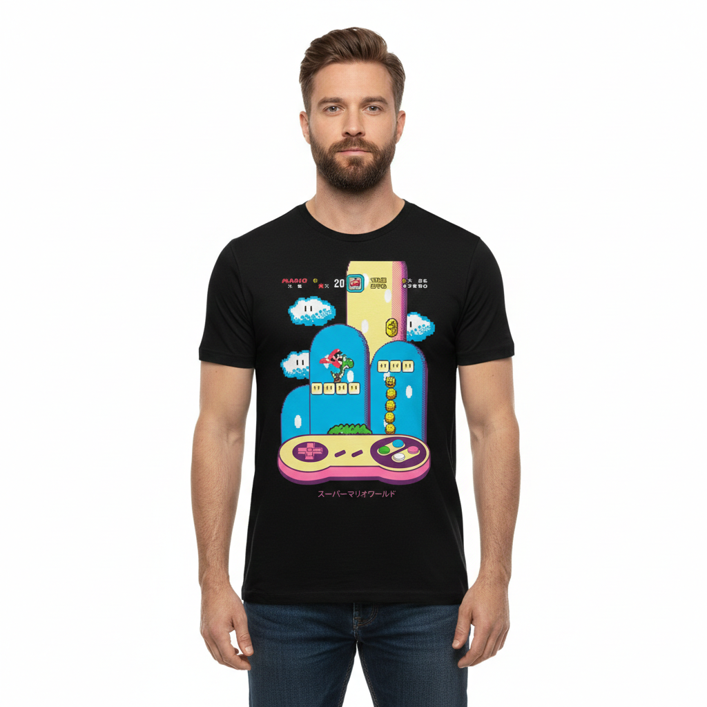Camiseta Super Mario – Dry-Fit Premium Unissex | Swit Store