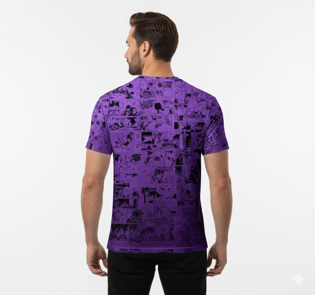 Camiseta Pokemon Gengar Roxo – Dry-Fit Premium Unissex | Swit Store