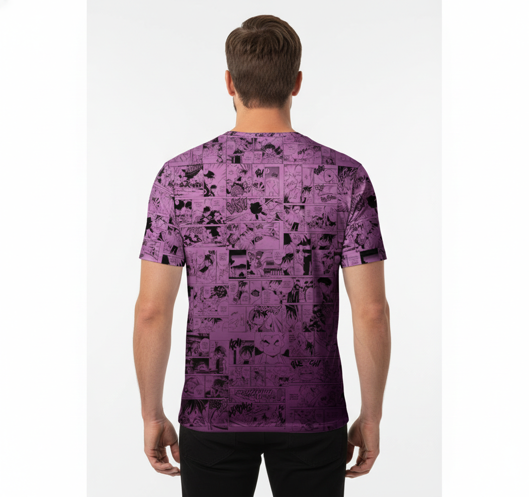 Camiseta Pokémon Arbok, Mangá Roxo Dry-Fit Premium Unissex