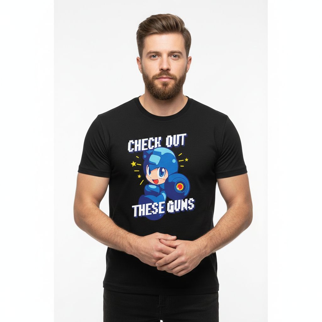 Camiseta Megaman Estampa 1 Dry-Fit Premium Unissex