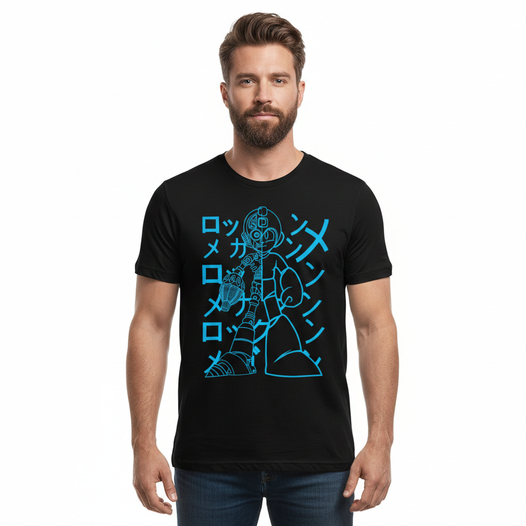 Camiseta Megaman Estampa 5 Dry-Fit Premium Unissex