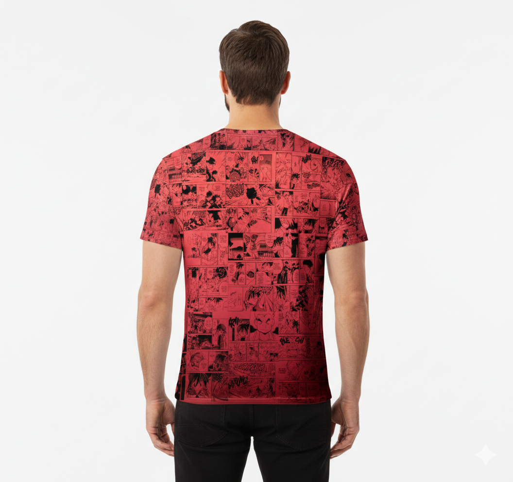 Camiseta Pokémon Charmeleon, Mangá Vermelho Dry-Fit Premium Unissex