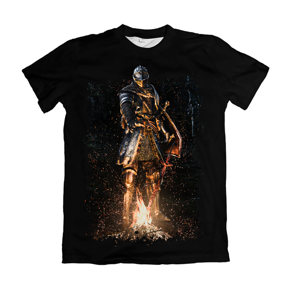 Camiseta Dark Souls Cavaleiro de Prata (Silver Knight)