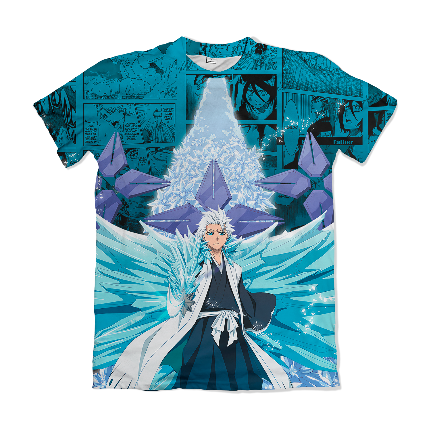 Camiseta Bleach Capitao Hitsugaya Toushiro – Dry-Fit Premium Unissex | Swit Store
