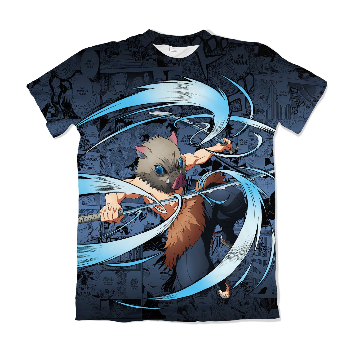 Camiseta Kimetsu no Yaiba Filme – Inosuke | Dry Fit Premium Unissex