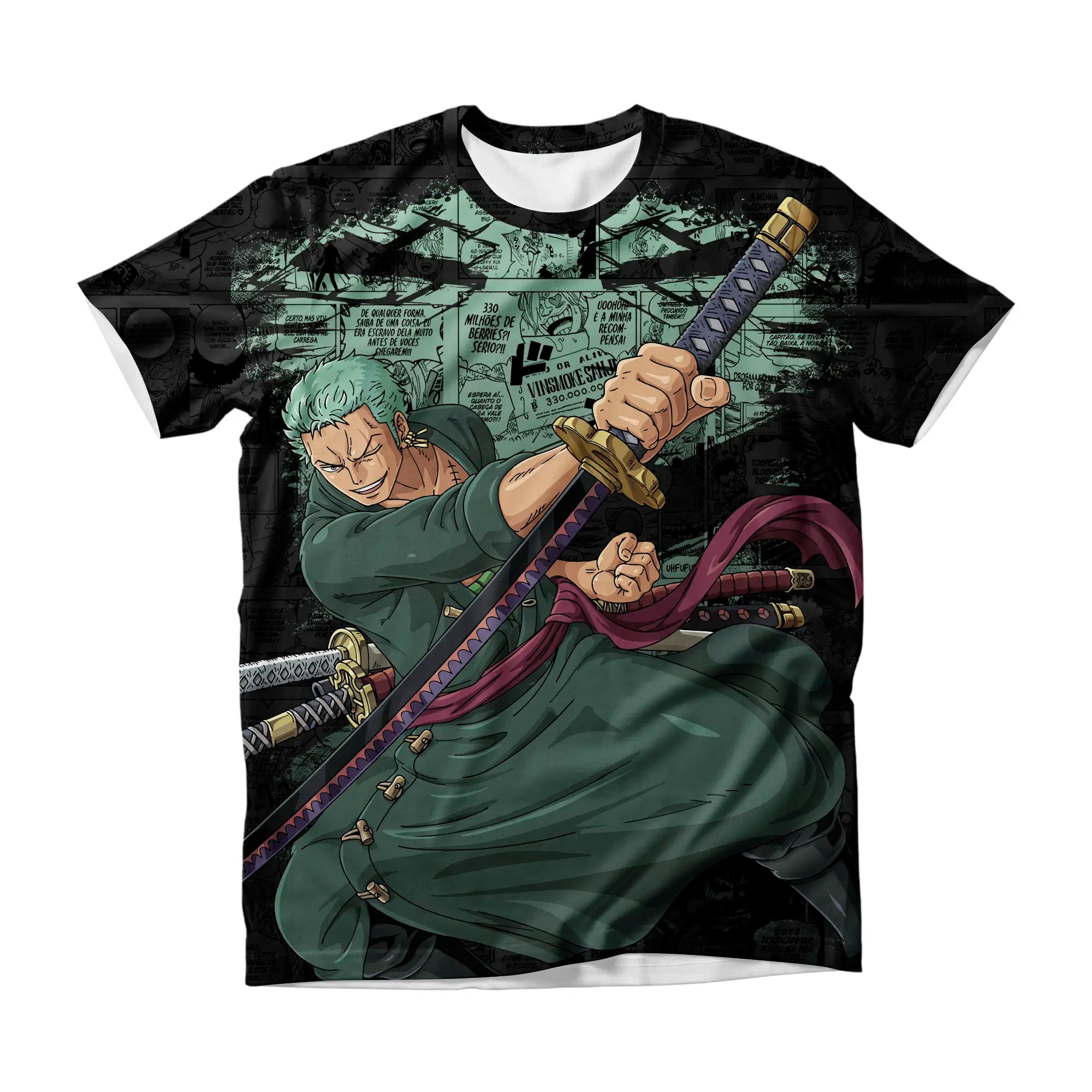 Camiseta One Piece Zoro – Dry-Fit Premium Unissex | Swit Store
