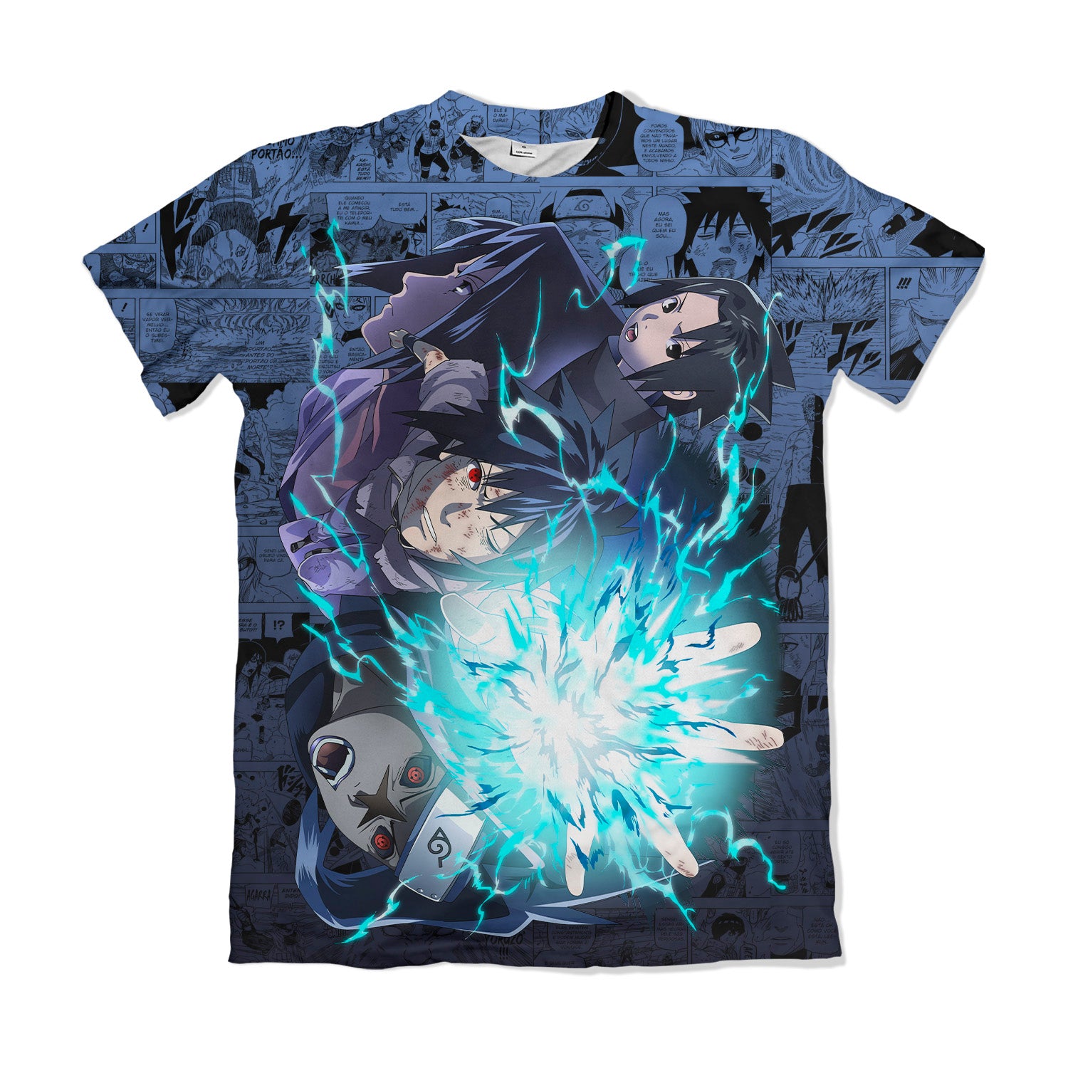 Camiseta Naruto Sasuke – Dry-Fit Premium Unissex | Swit Store