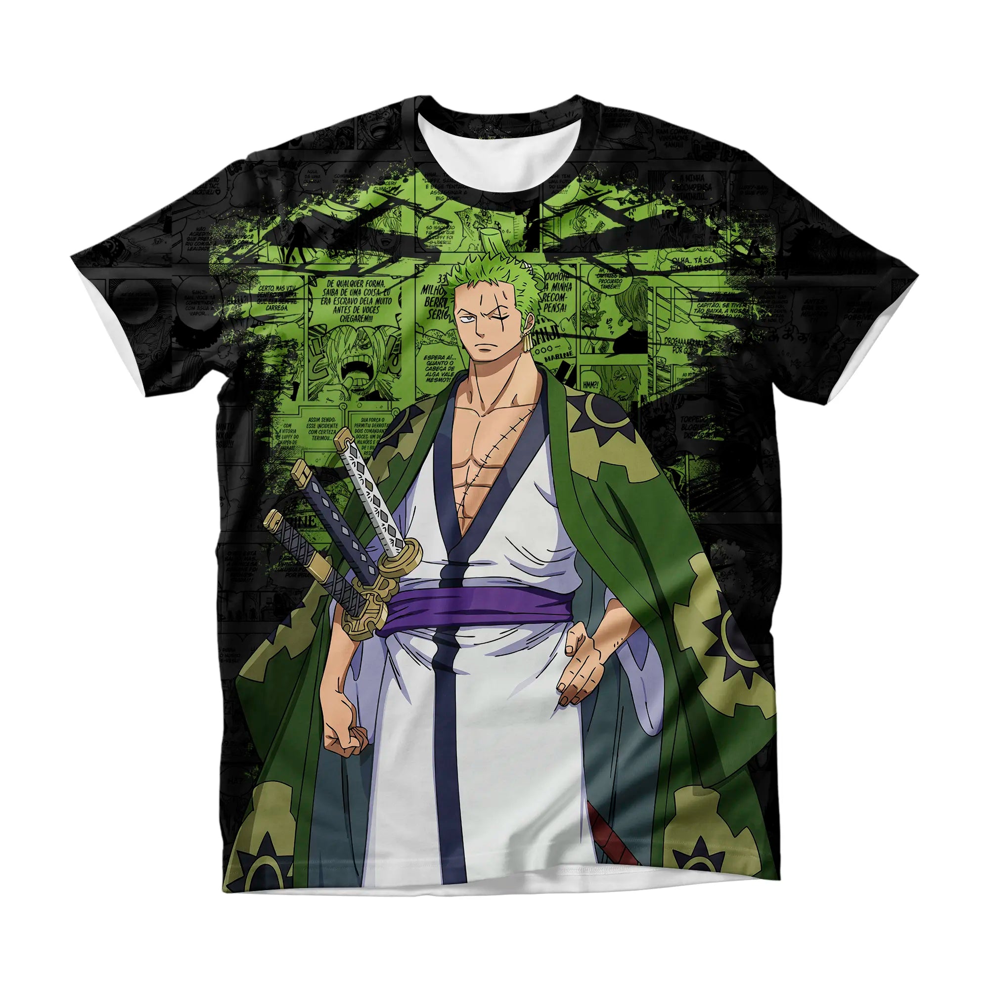 Camiseta One Piece Zoro – Dry-Fit Premium Unissex | Swit Store
