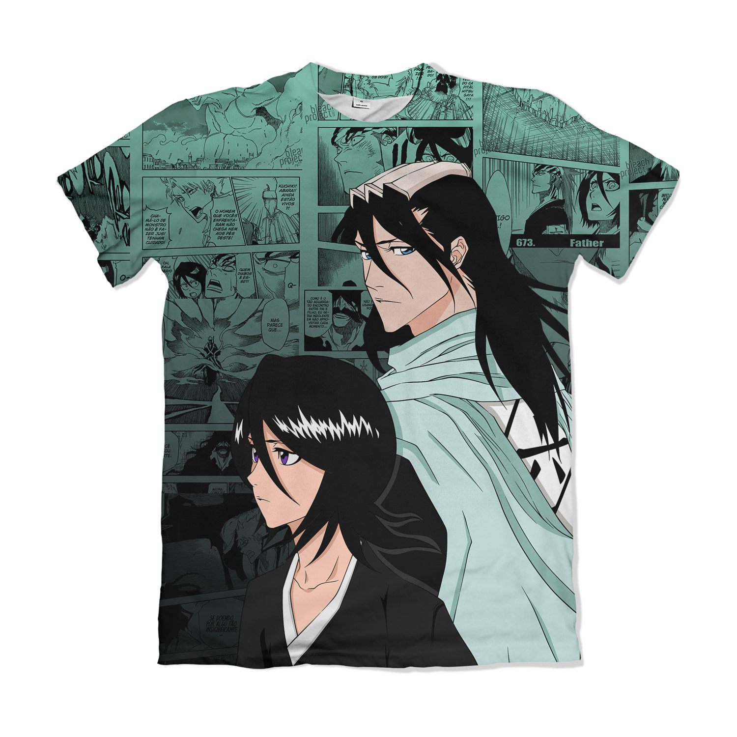 Camiseta Bleach Rukia Kuchiki Byakuya Kuchiki – Dry-Fit Premium Unissex | Swit Store