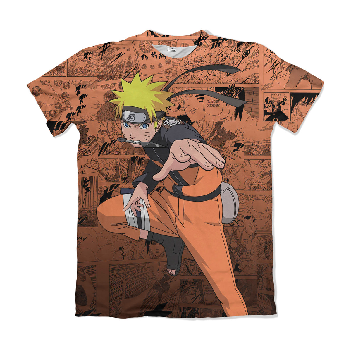 Camiseta Naruto Estampa 4 Dry-Fit Premium Unissex