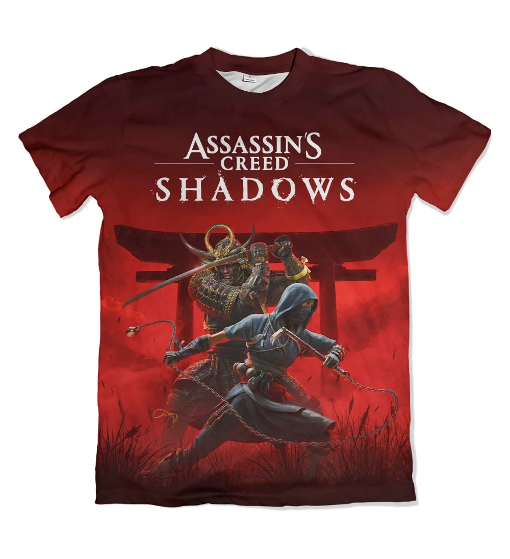 Camisa Assassin's Creed Shadows - Camisa 1 - Vermelha