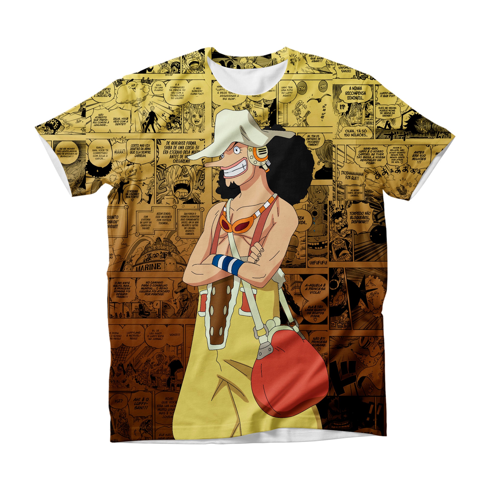 Camiseta One Piece Usopp – Dry-Fit Premium Unissex | Swit Store