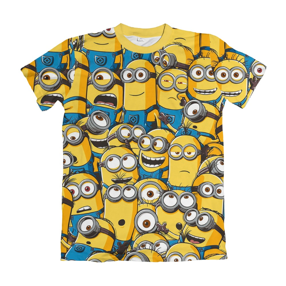 Camiseta Estampada Camisa Minions - Minions Geral – Dry-Fit Confortável Unissex
