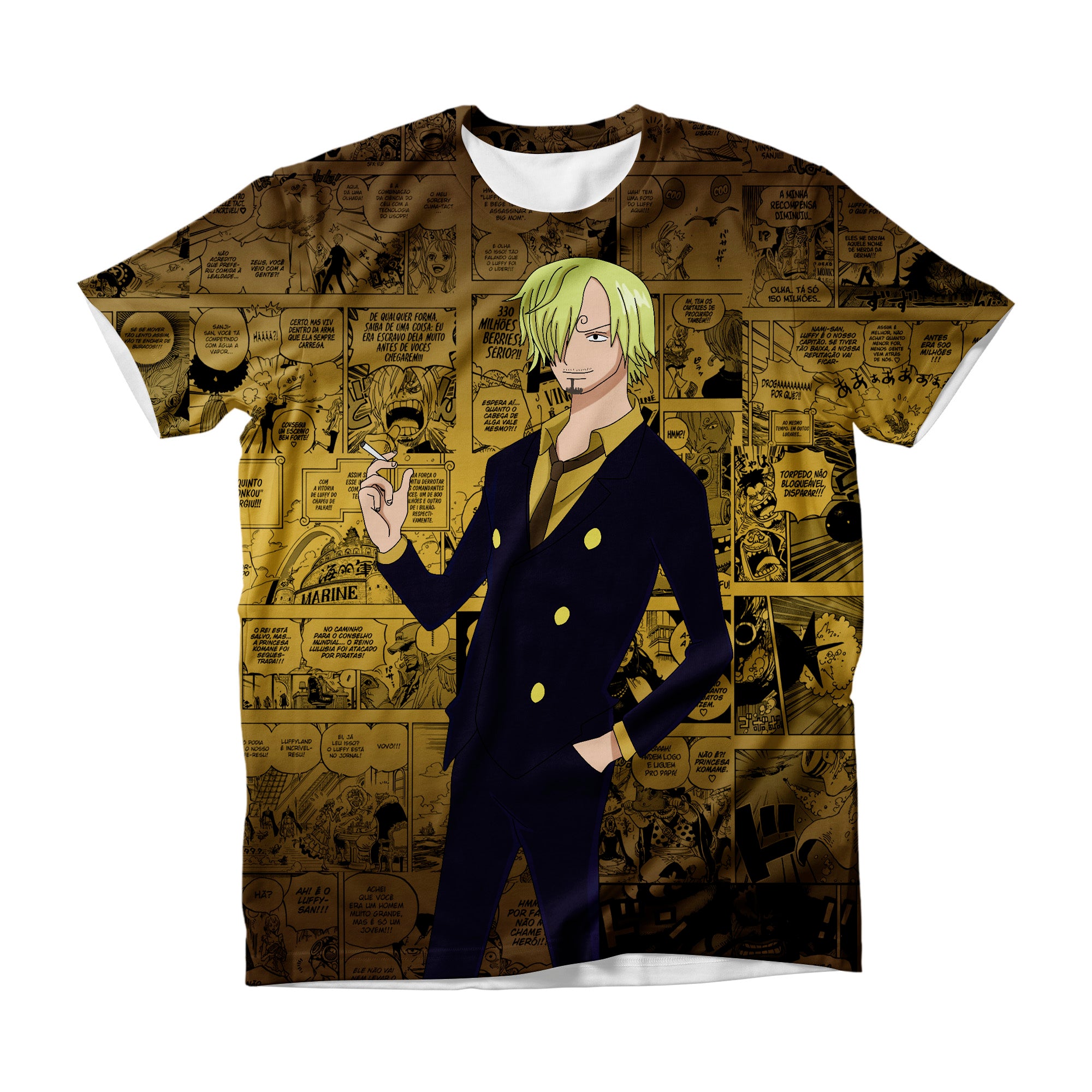 Camiseta One Piece Sanji – Dry-Fit Premium Unissex | Swit Store
