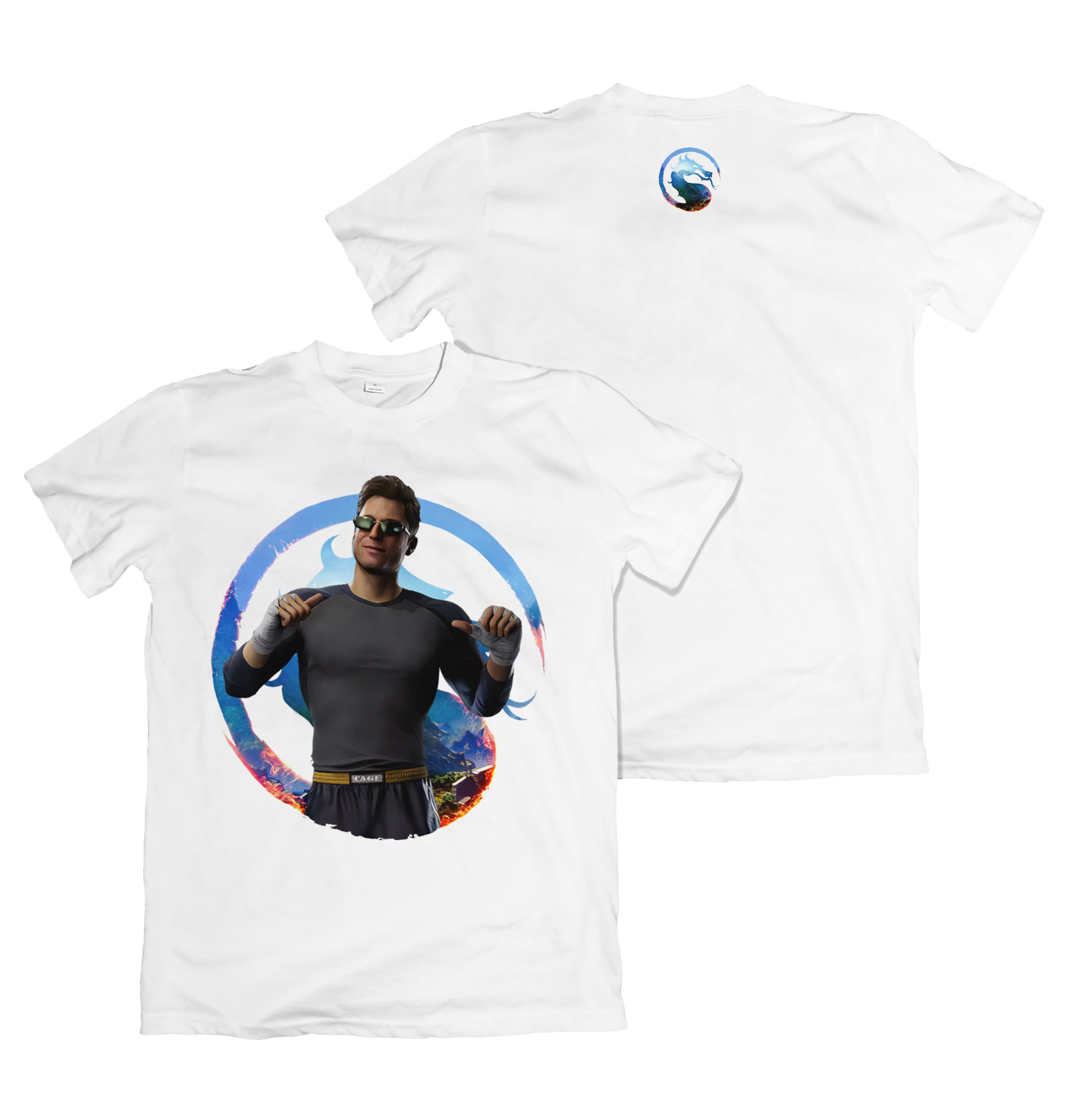 Camiseta Mortal Kombat Johnny Cage – Dry-Fit Premium Unissex | Swit Store