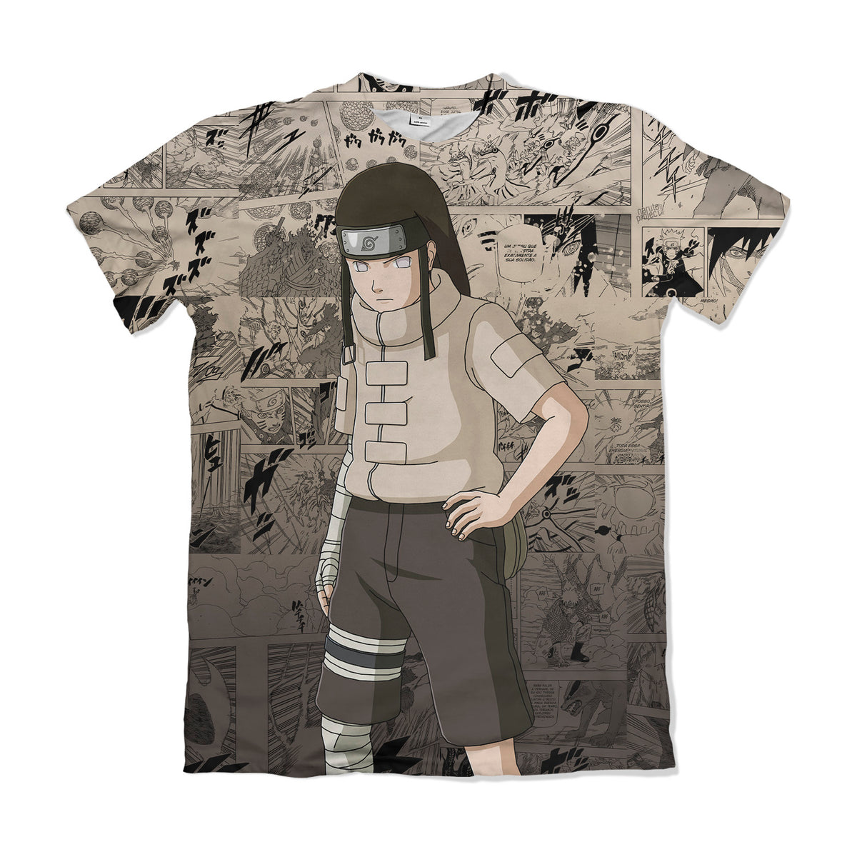 Camiseta Naruto Neji Dry-Fit Premium Unissex
