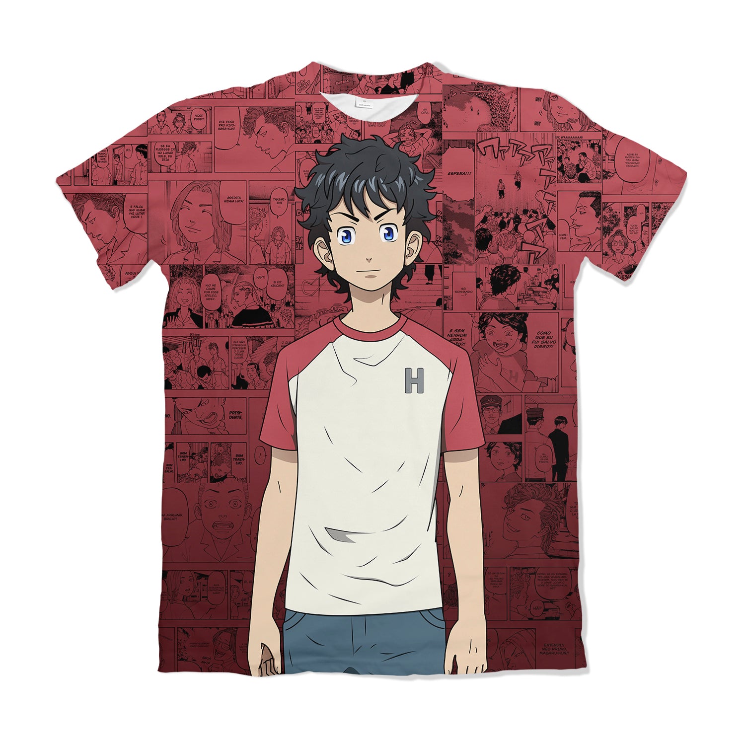 Camiseta Tokyo Revengers Takemichi Hanagaki – Dry-Fit Premium Unissex | Swit Store