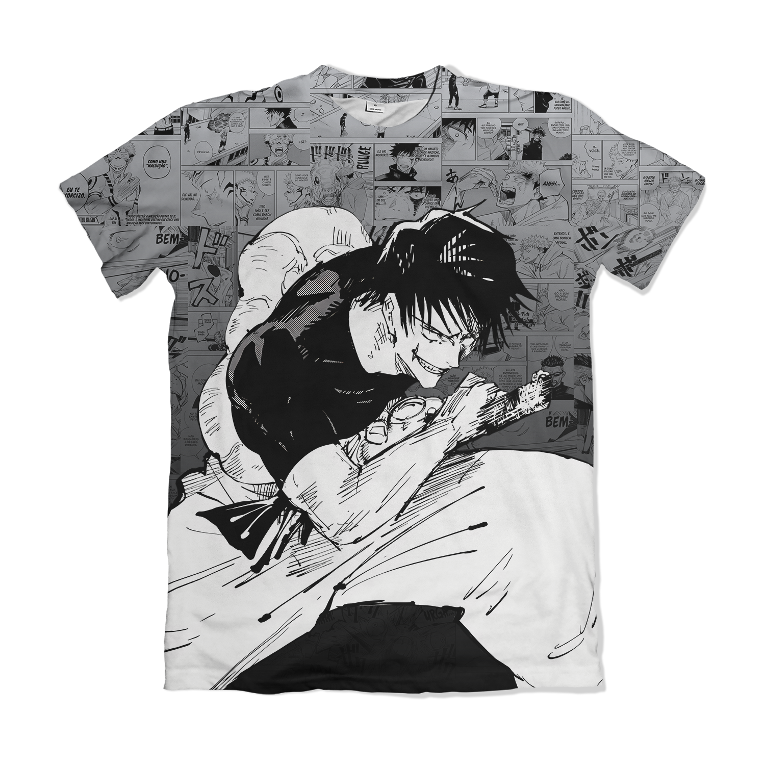 Camisa Jujutsu Kaizen - Toji - Branco