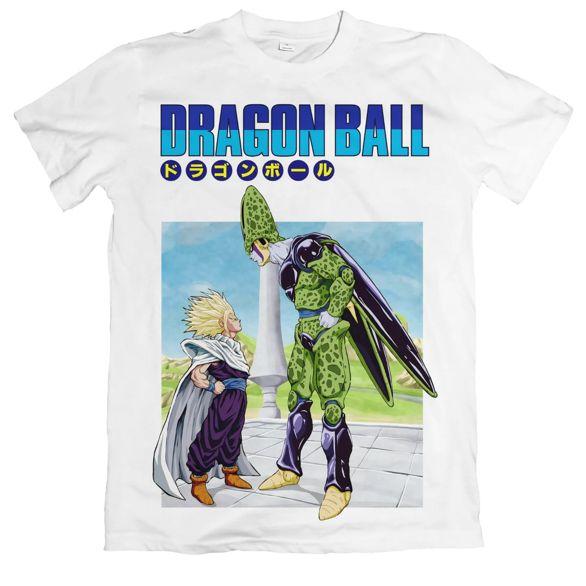 Camiseta Dragon Ball Gohan Vs Cell Dry-Fit Premium Unissex
