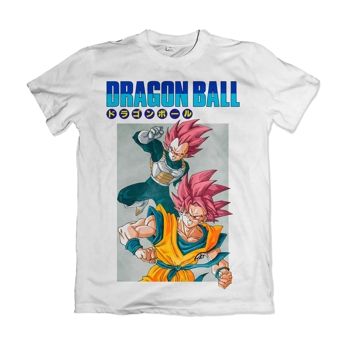 Camiseta Dragon Ball Goku e Vegeta SSJ GOD Dry-Fit Premium Unissex