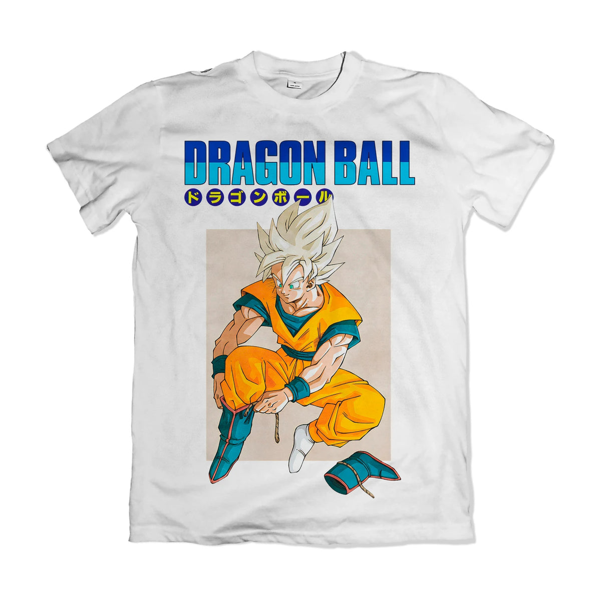 Camiseta Dragon Ball Goku SSJ Botas Dry-Fit Premium Unissex