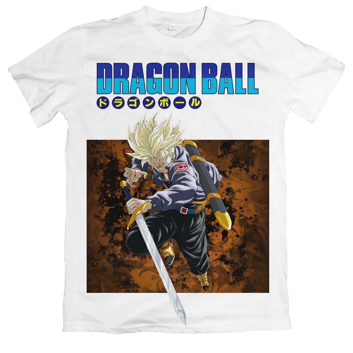 Camiseta Dragon Ball Trunks Colorida Dry-Fit Premium Unissex