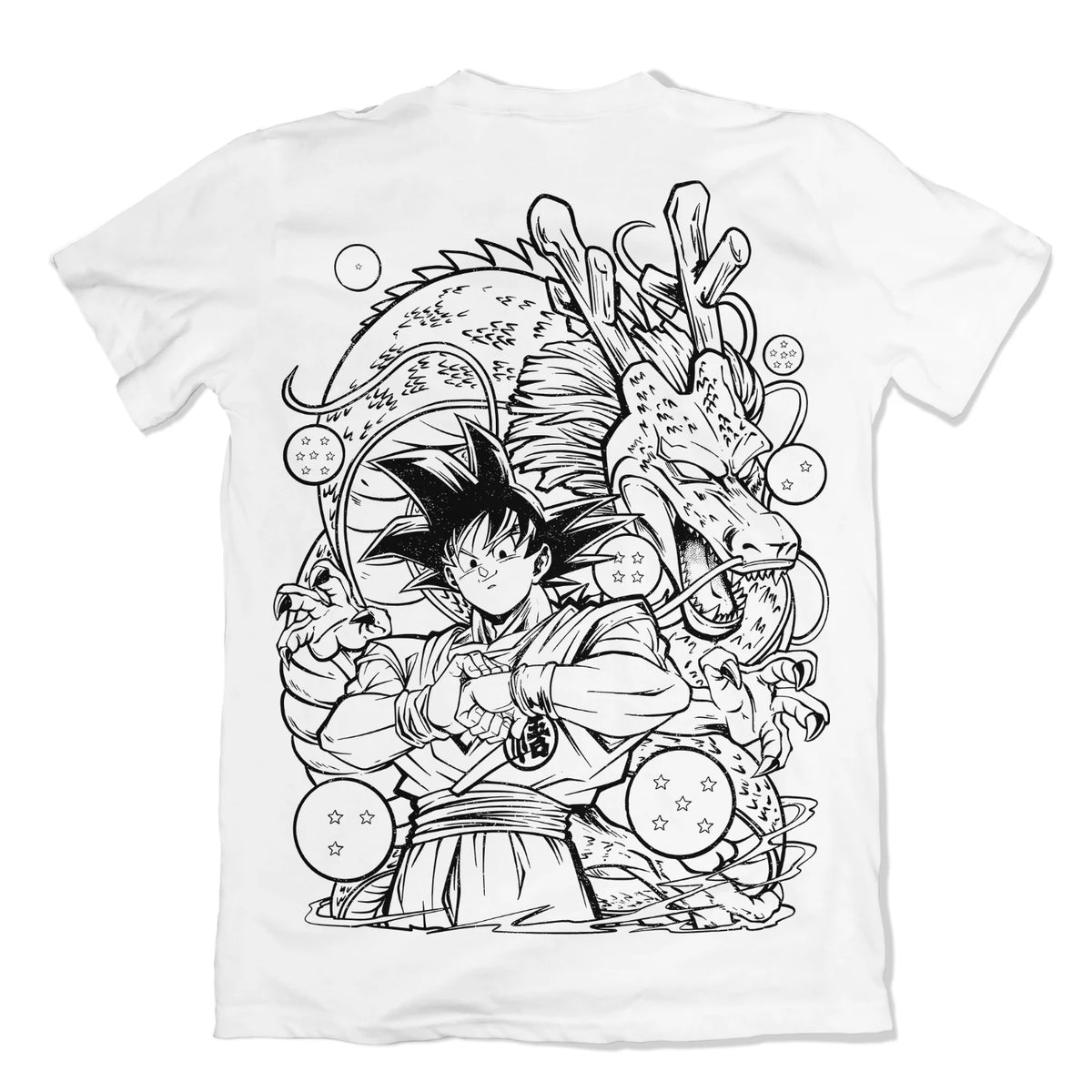 Camiseta Dragon Ball Goku e Shenlong