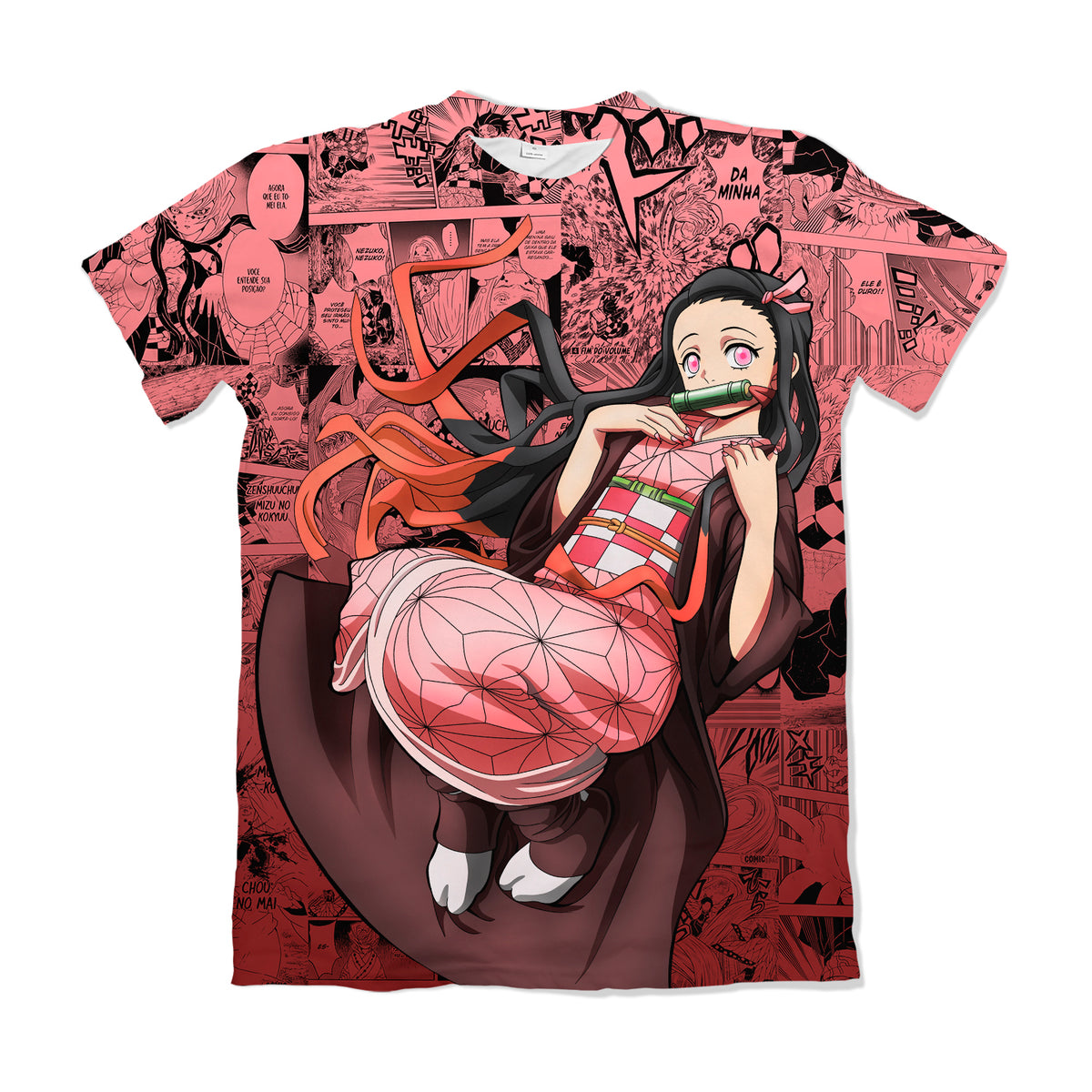 Camiseta Demon Slayer Nezuko 1 Dry-Fit Premium Unissex