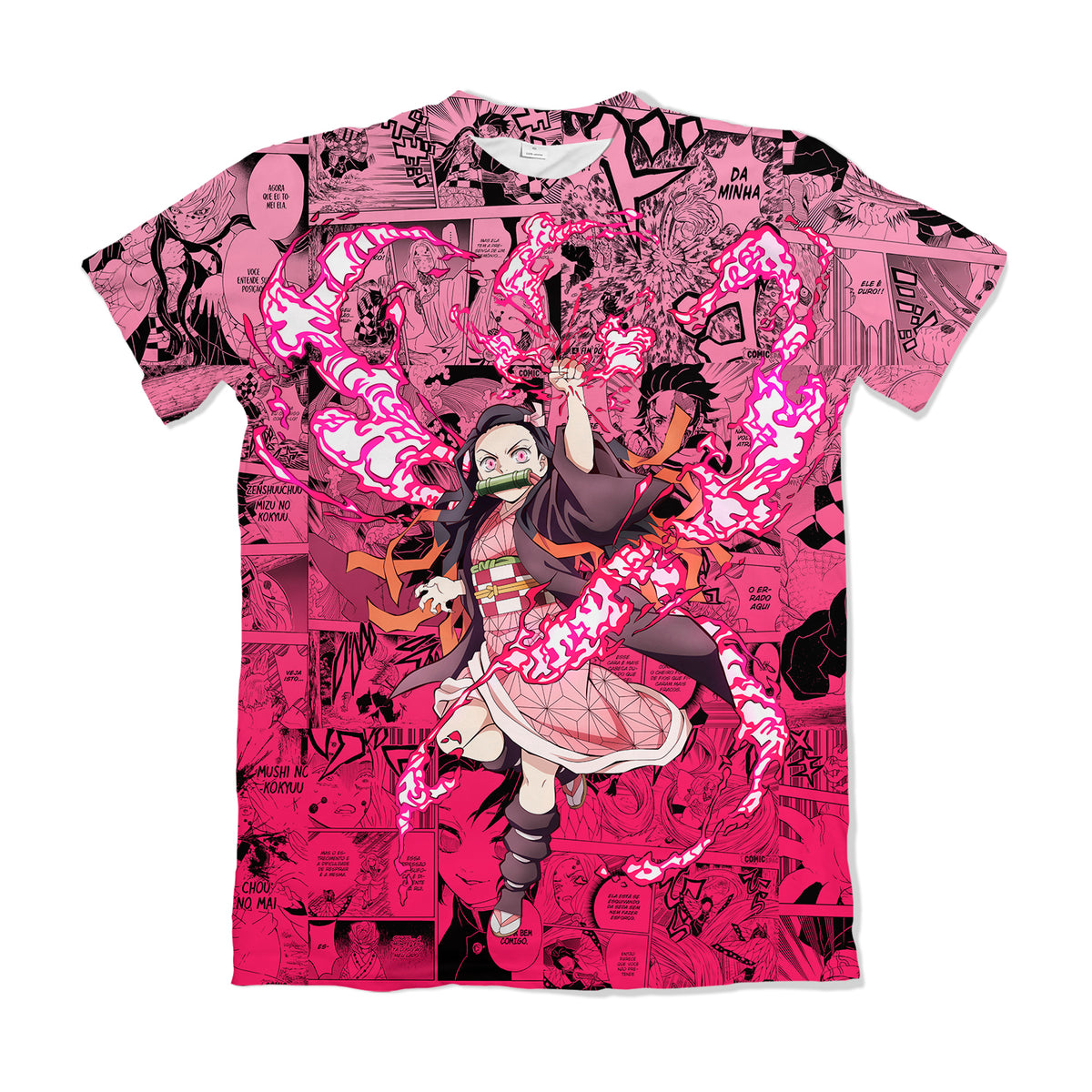 Camiseta Demon Slayer Nezuko 5 Dry-Fit Premium Unissex