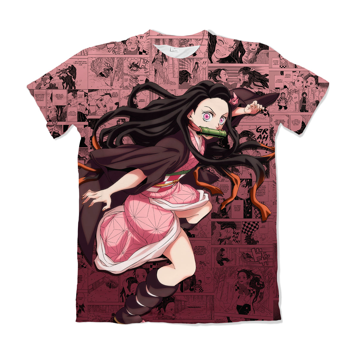 Camiseta Demon Slayer Nezuko 8 Dry-Fit Premium Unissex