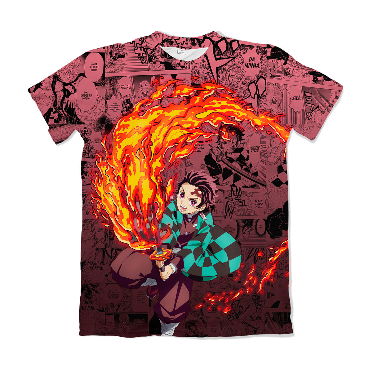 Camiseta Demon Slayer Tanjiro 14 Dry-Fit Premium Unissex