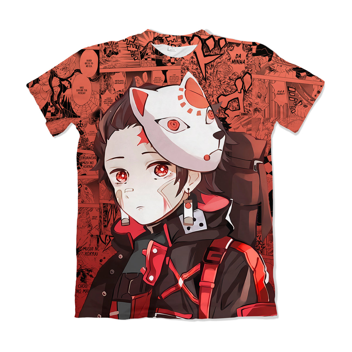 Camiseta Demon Slayer Tanjiro 16 Dry-Fit Premium Unissex