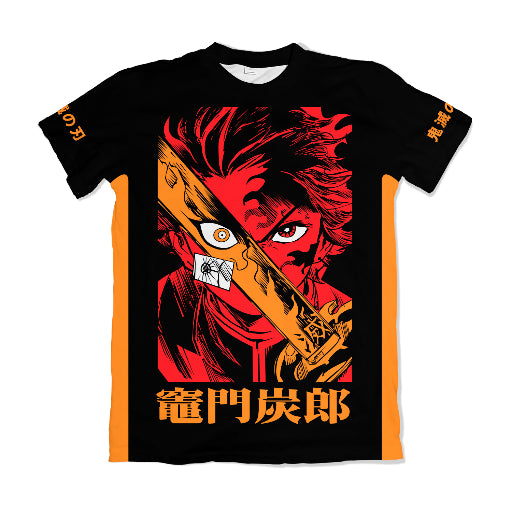 Camiseta Demon Slayer Tanjiro 2 Dry-Fit Premium Unissex
