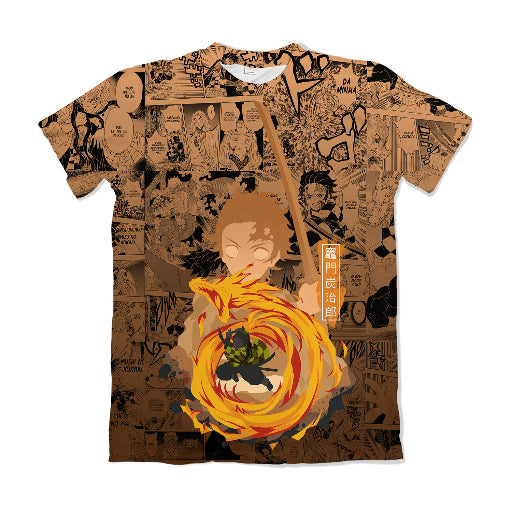 Camiseta Demon Slayer Tanjiro 5 Dry-Fit Premium Unissex