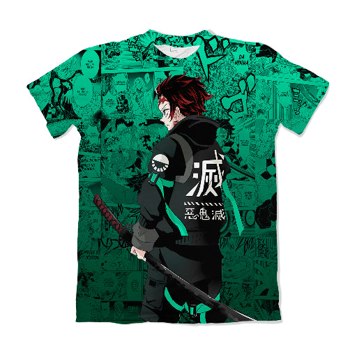 Camiseta Demon Slayer Tanjiro 8 Dry-Fit Premium Unissex