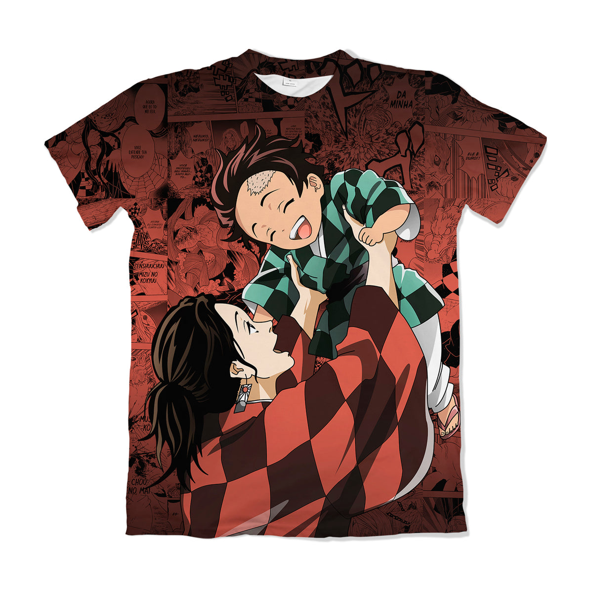 Camiseta Demon Slayer Tanjiro e Yoriichi 2 Dry-Fit Premium Unissex