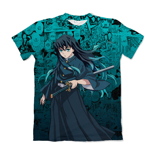 Camiseta Demon Slayer Tokito 3 Dry-Fit Premium Unissex