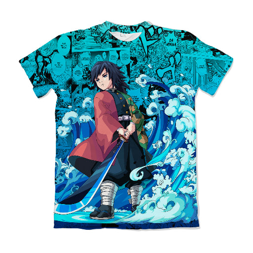 Camiseta Demon Slayer Tomioka 1 Dry-Fit Premium Unissex