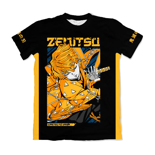 Camiseta Demon Slayer Zenitsu 8 Dry-Fit Premium Unissex