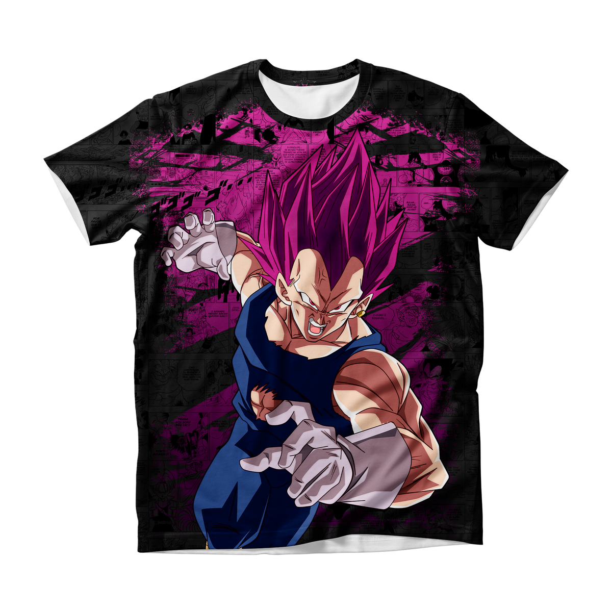 Camiseta Dragon Ball Vegeta Ego Dry-Fit Premium Unissex