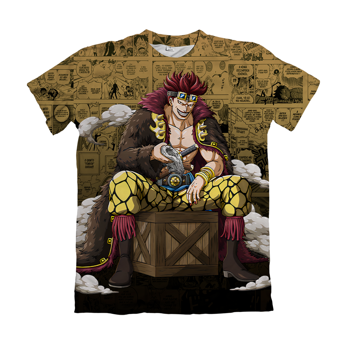 Camiseta One Piece Eustass Kid Dry-Fit Premium Unissex