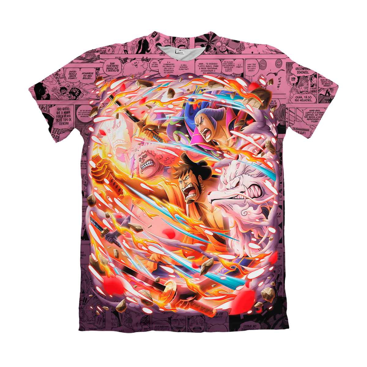 Camiseta One Piece Família Kozuki Dry-Fit Premium Unissex