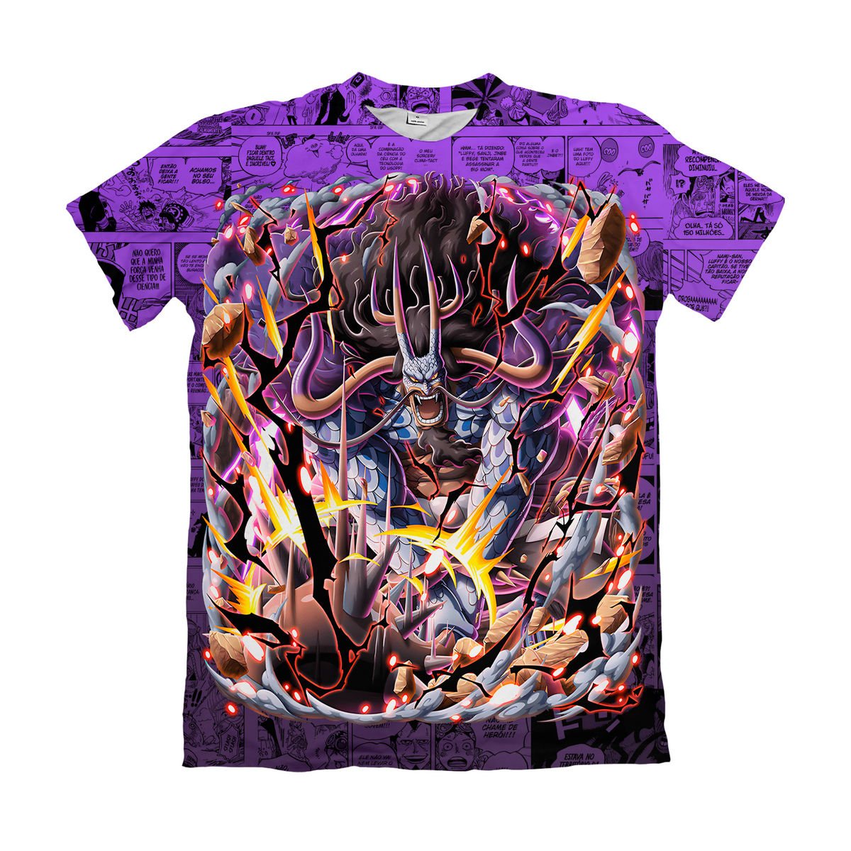 Camiseta One Piece Kaidou Modo Besta Dry-Fit Premium Unissex