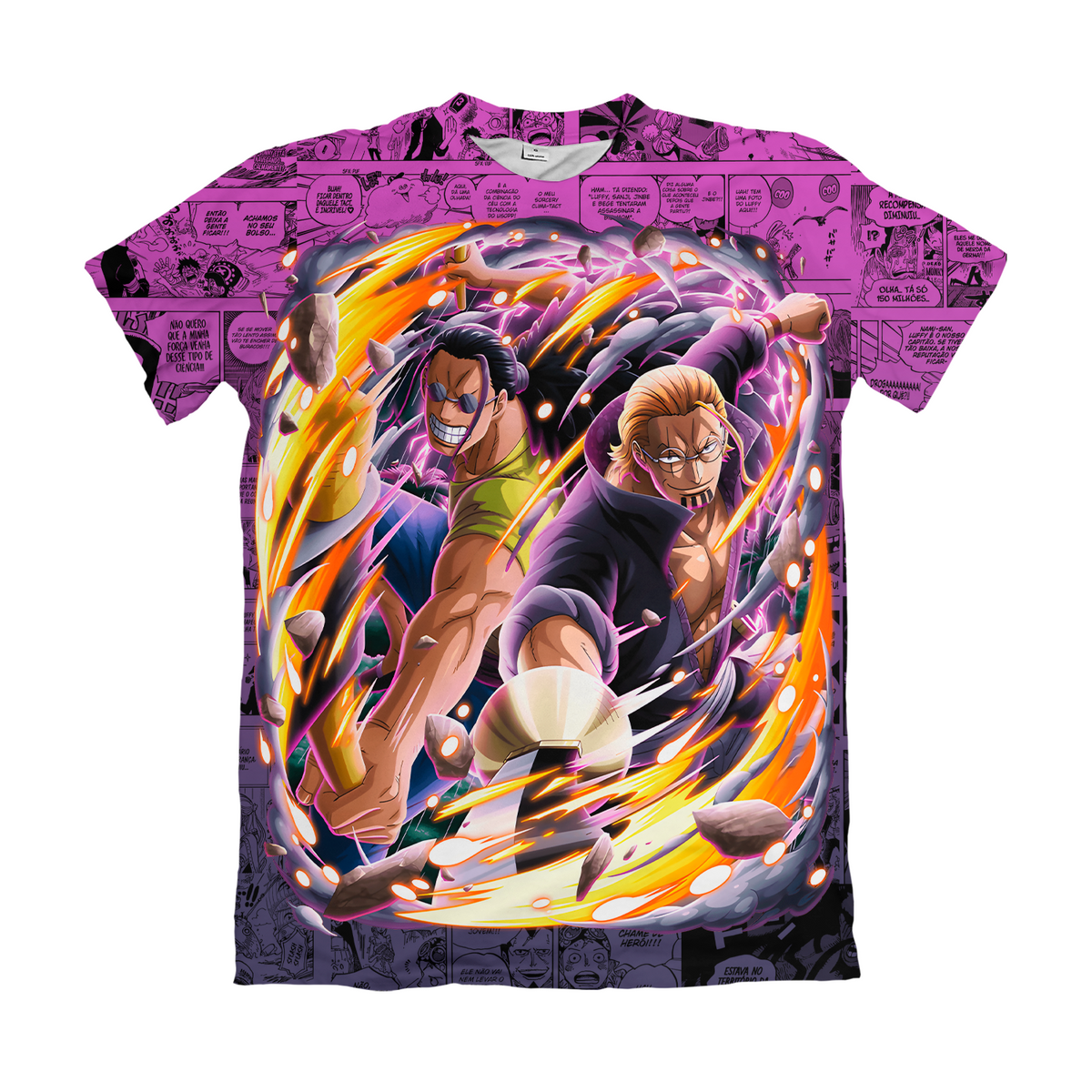 Camiseta One Piece Rayleigh e Gaban Dry-Fit Premium Unissex