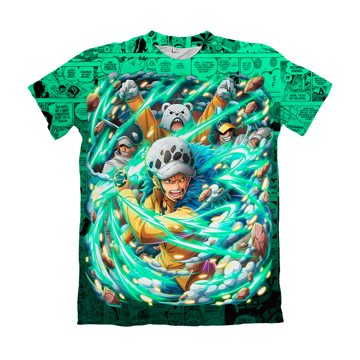 Camiseta One Piece Trafalgar Law Dry-Fit Premium Unissex
