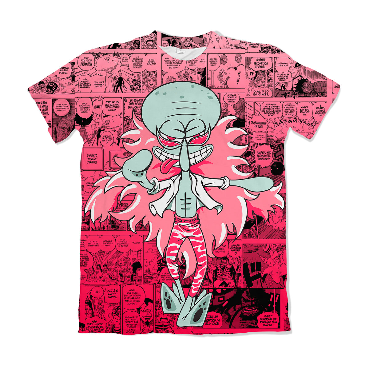 Camiseta One Piece Doflamingo Lula Molusco Dry-Fit Premium Unissex