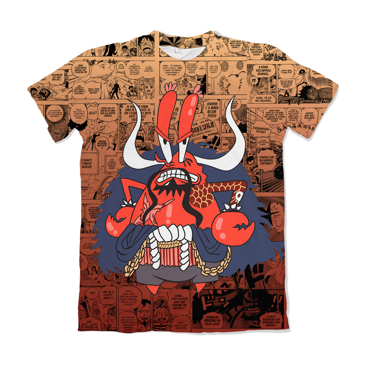 Camiseta One Piece Kaido Seu Siriguejo Dry-Fit Premium Unissex